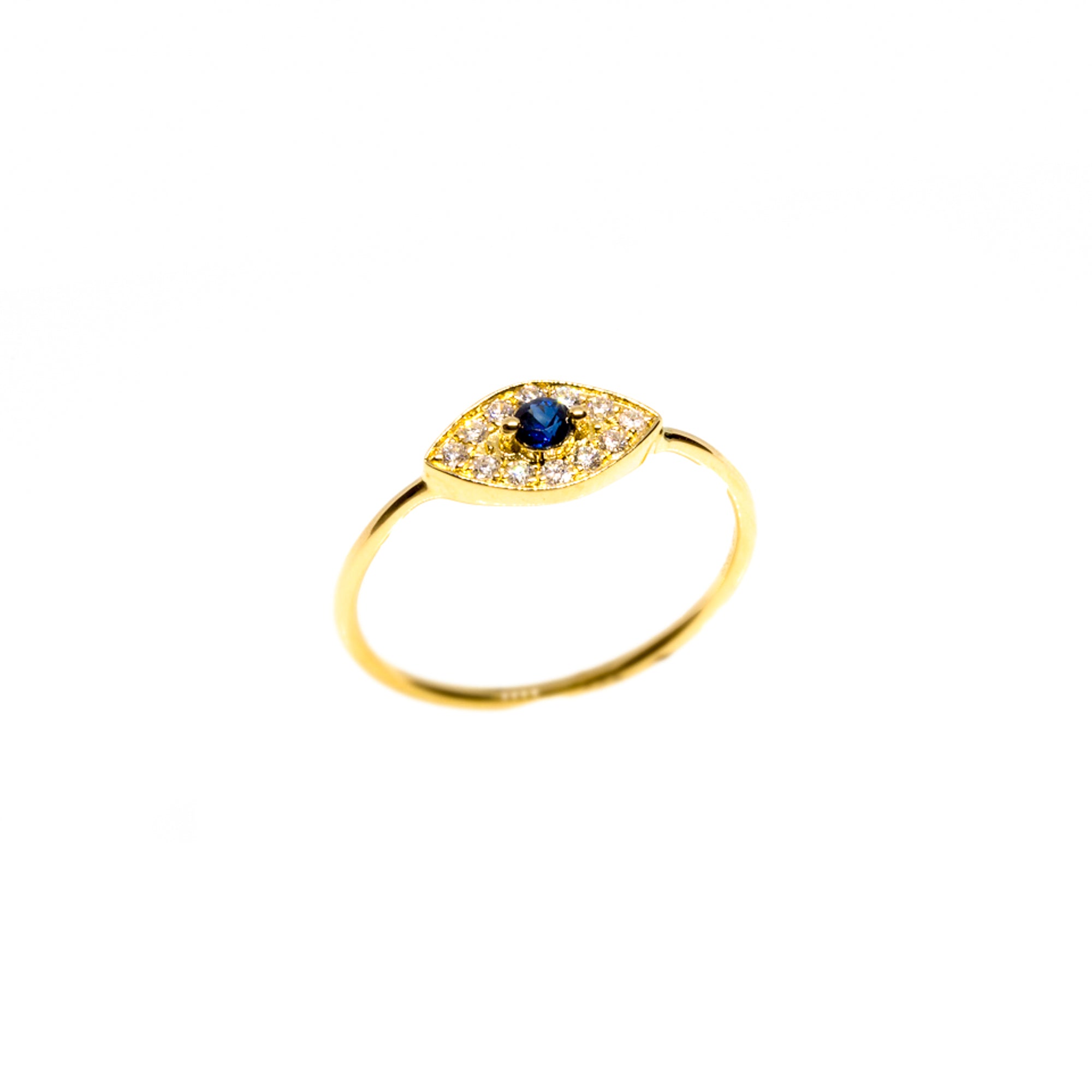 THE OPEN CUT PAVE' EVIL EYE RING – The M Jewelers